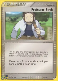Professor Birch, Ruby & Sapphire Nº 89 Normal