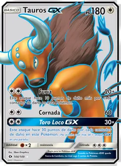 Tauros GX, Sol y Luna No. 144 Normal