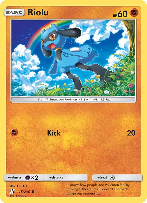 Riolu, Unified Minds No. 115