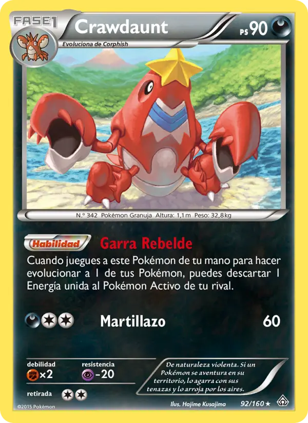 Crawdaunt, Duelos Primigenios No. 92