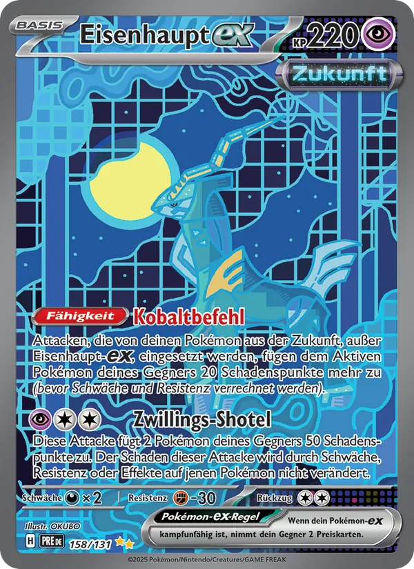 Eisenhaupt-ex, Prismatische Entwicklungen Nº 158
