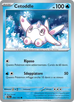 Cetoddle, Evoluzioni a Paldea No. 054 Normal