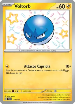 Voltorb, Destino di Paldea No. 133 Holo