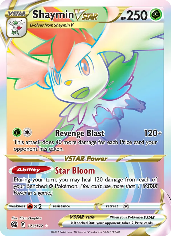 Shaymin VSTAR, Strahlende Sterne Nº 173