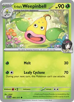 Erika's Weepinbell, Ascended Heroes No. 005