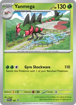 Yanmega, SVP Black Star Promos No. 187 Holo