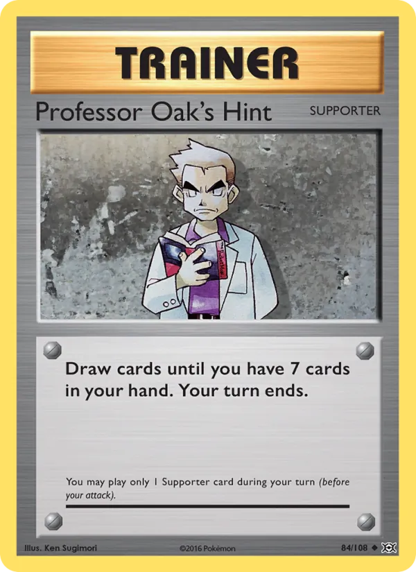 Professor Oak's Hint, Evolutions Nº 84
