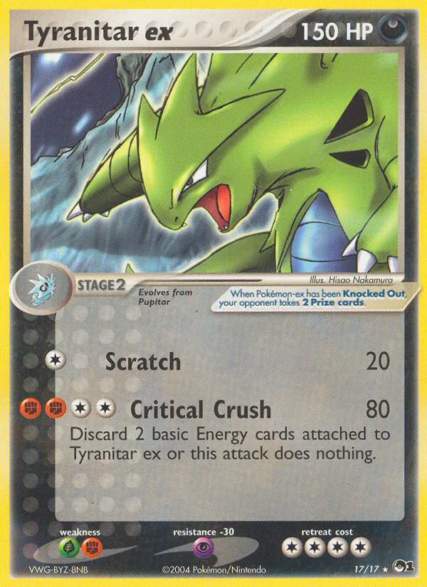 Tyranitar ex, POP Series 1 No. 17