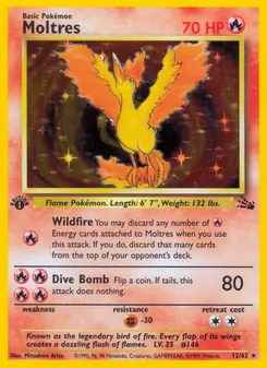 Moltres, Fossil No. 12 Holo