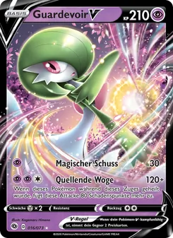 Guardevoir V, Weg des Champs No. 16 Holo