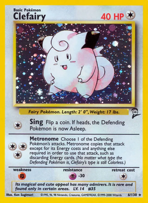 Clefairy, Base Set 2 No. 6