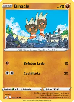Binacle, Origen Perdido No. 106 Normal