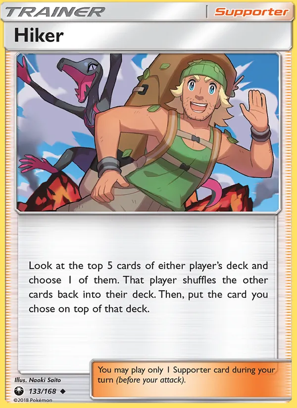 Hiker, Celestial Storm No. 133