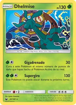 Dhelmise, Tormenta Celestial No. 22 Normal