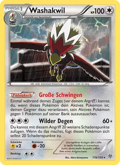Washakwil, Plasma-Sturm No. 116 Normal