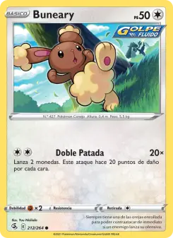Buneary, Golpe Fusión Nº 212 Normal