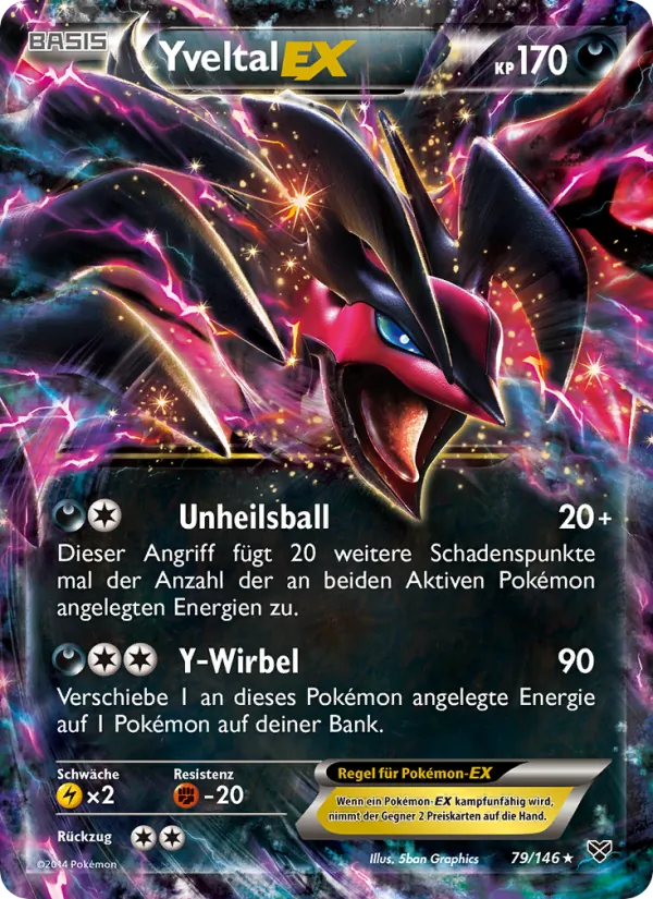 Yveltal EX, XY No. 79
