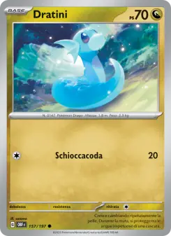 Dratini, Ossidiana Infuocata No. 157 Normal