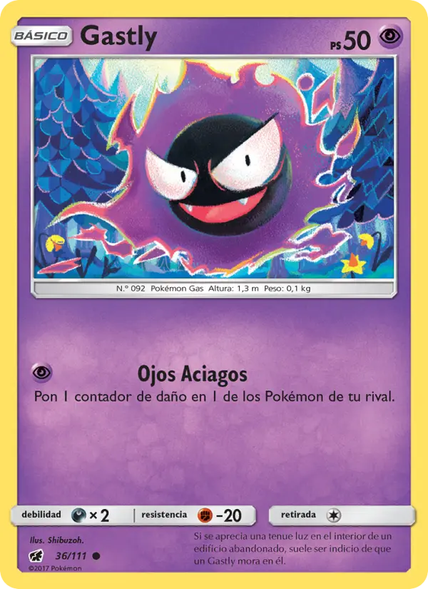 Gastly, Invasión Carmesí Nº 36