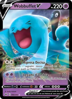 Wobbuffet V, Spada e Scudo Nº 86 Holo