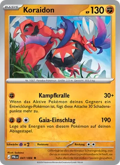 Koraidon, Dunkelnacht Nº 047 Normal