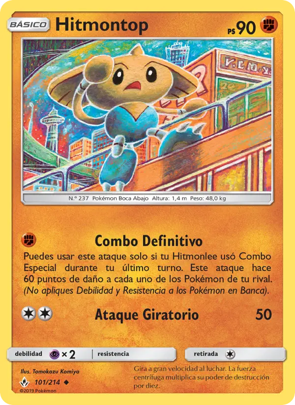 Hitmontop, Vínculos Indestructibles Nº 101