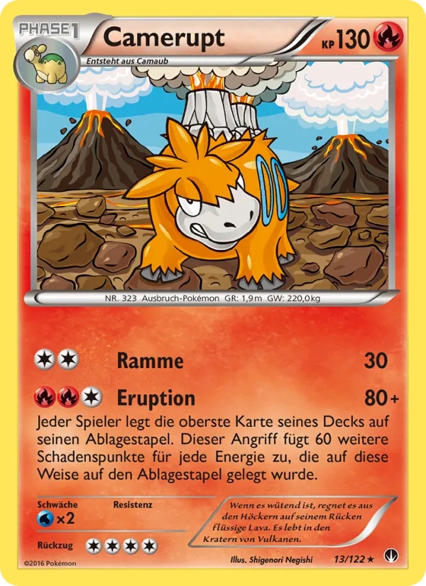 Camerupt, TURBOfieber No. 13