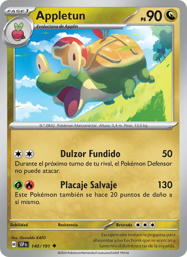 Appletun, Chispas Fulgurantes Nº 140