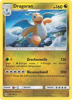 Dragoran, Sonne & Mond No. 96 Normal