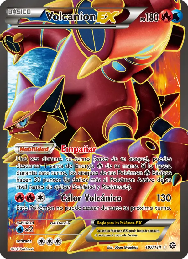 Volcanion EX, Asedio de Vapor Nº 107