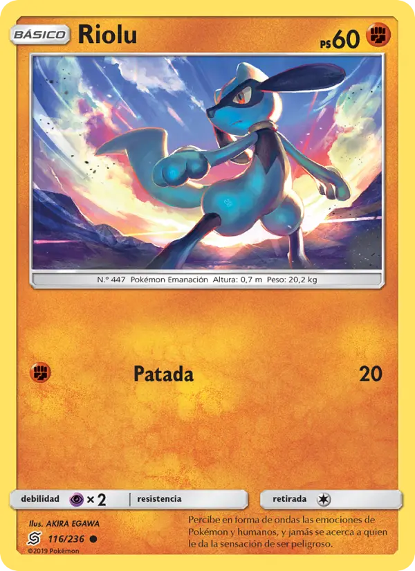 Riolu, Mentes Unidas Nº 116