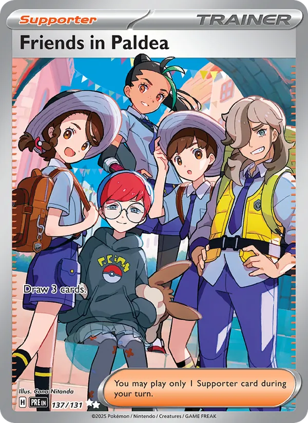 Friends in Paldea, Prismatic Evolutions Nº 137