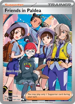 Friends in Paldea, Prismatic Evolutions Nº 137 Holo
