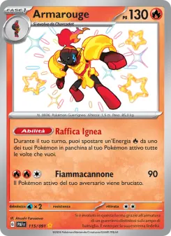 Armarouge, Destino di Paldea Nº 115 Holo