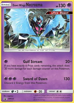 Dawn Wings Necrozma, SM Black Star Promos Nº SM123 Normal