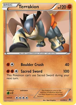Terrakion, Emerging Powers No. 63 Normal