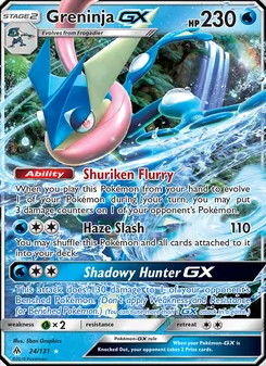 Greninja GX, Forbidden Light Nº 24 Normal
