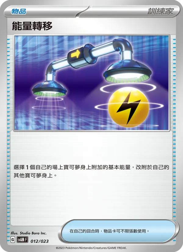 能量轉移, 起始組合ex 新葉喵&路卡利歐 ex Nº 012