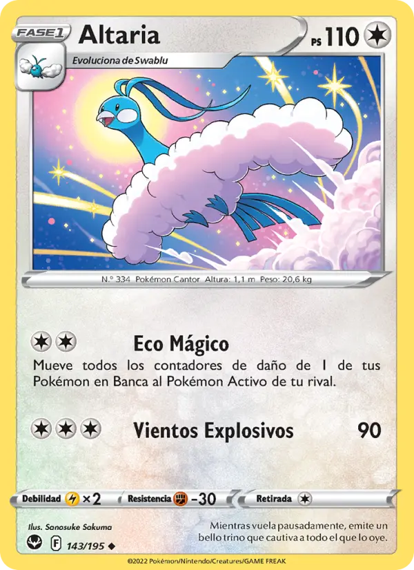 Altaria, Tempestad Plateada No. 143