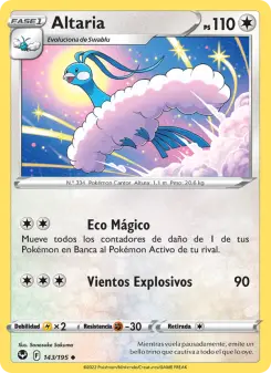 Altaria, Tempestad Plateada Nº 143 Normal