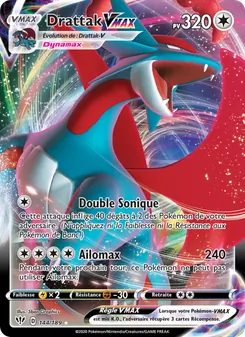 Drattak VMAX, Ténèbres Embrasées Nº 144 Holo