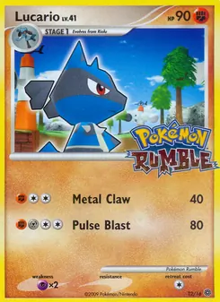 Lucario, Pokémon Rumble Nº 12 Normal