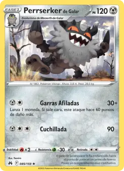Perrserker de Galar, Cenit Supremo Nº 085 Normal