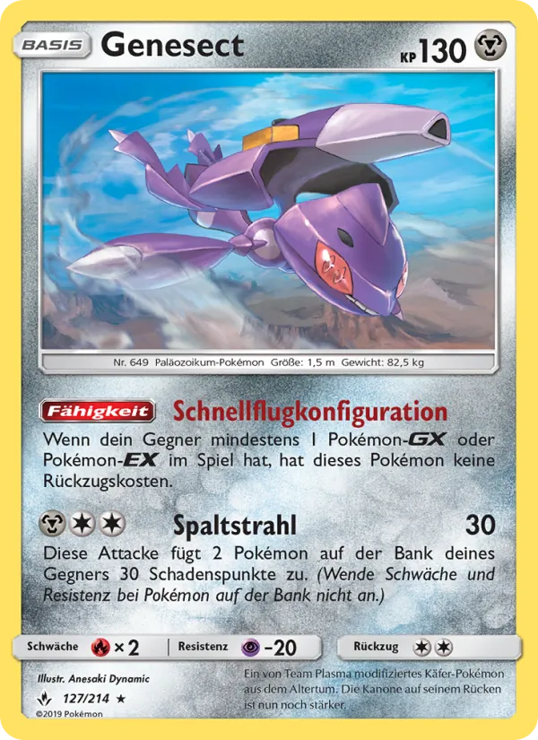 Genesect, Kräfte im Einklang Nº 127