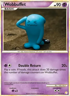 Wobbuffet, HeartGold SoulSilver No. 13 Holo