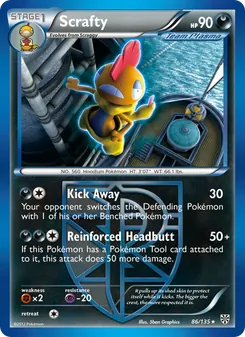 Scrafty, Plasma Storm No. 86 Normal