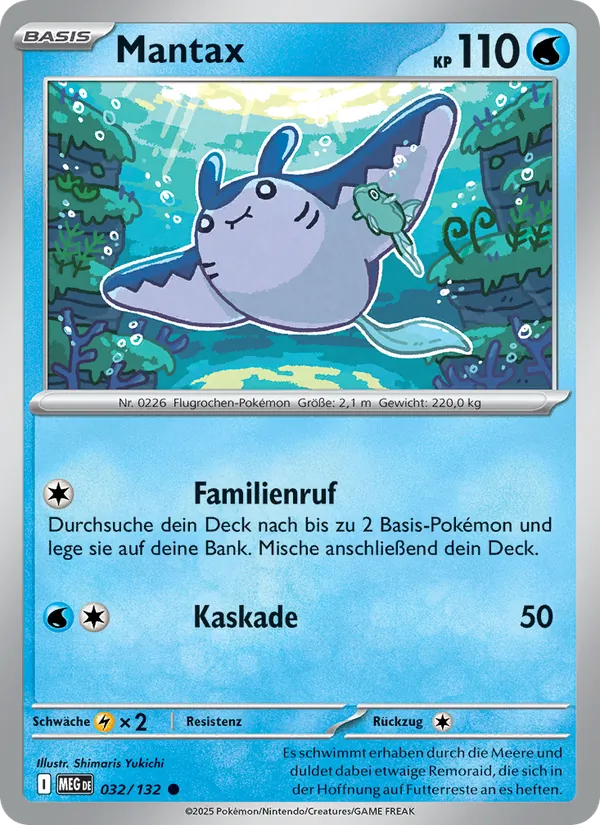 Mantax, Mega-Entwicklung No. 032