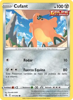 Cufant, Golpe Fusión No. 191 Normal