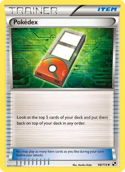 Pokédex, Black & White No. 98 Normal