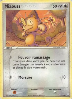 Miaouss, EX Espèces Delta No. 77 Normal